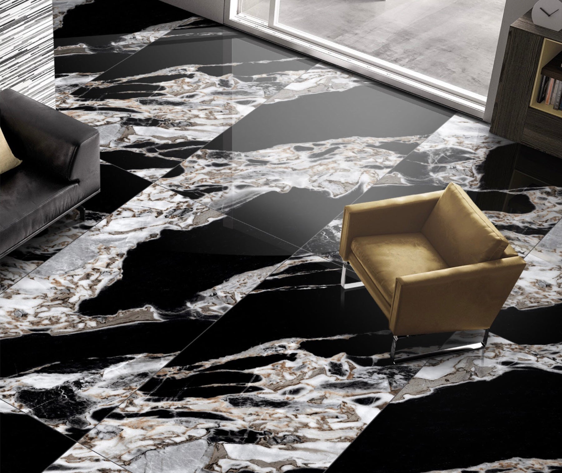 LAVENTINA BLACK - intaglioceramica