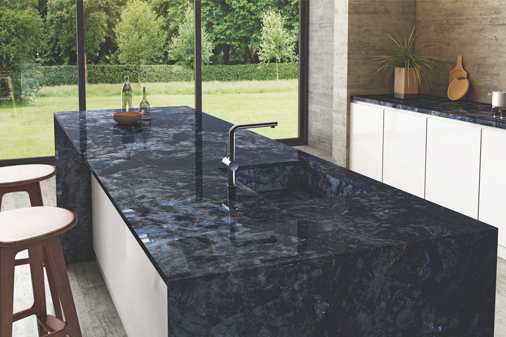 Kitchen countertop | intaglio | porcelain 